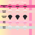 Single Color Triangle Powder Puff Pack (3Pk, 6Pk, 9Pk)