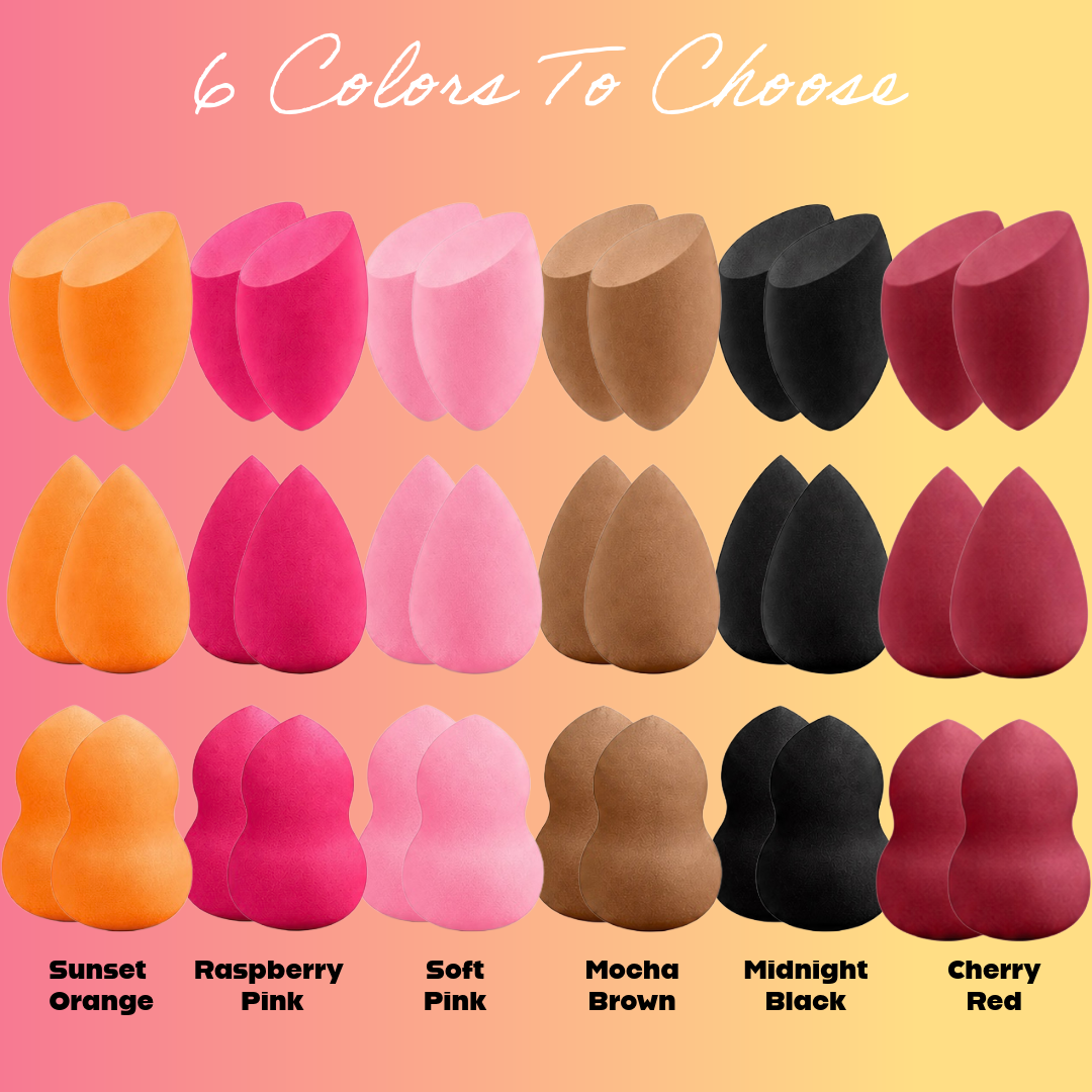 Single Color Beauty Blender Pack (3Pk, 6Pk)